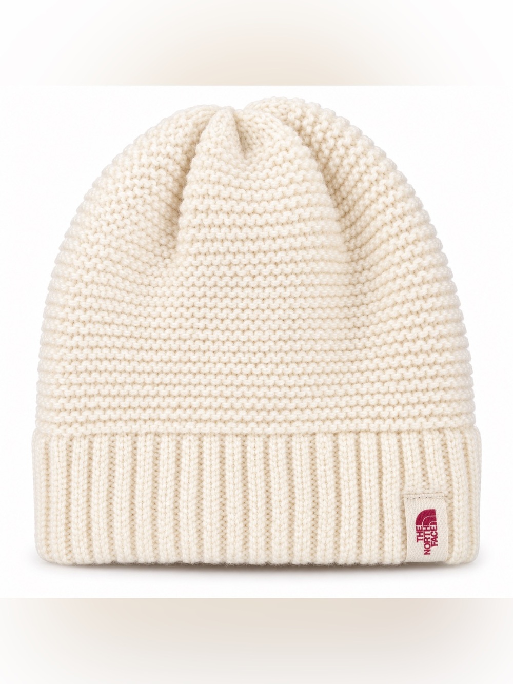 The North Face Women's Cream Knit Beanie - Picture 2 of 2